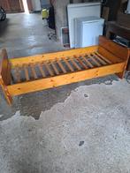 Grenen ledikant, Ophalen, Gebruikt, 90 cm, Eenpersoons
