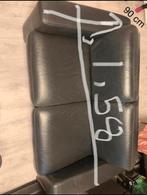 Leren banken, Ophalen, Overige maten, Zo goed als nieuw, Rechte bank