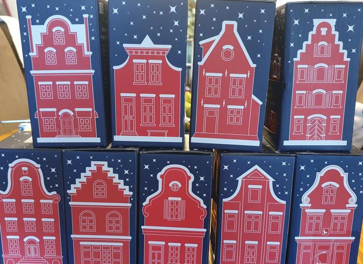 De complete serie Postcodeloterij huisjes., Diversen, Kerst, Nieuw, Ophalen of Verzenden