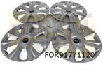 Ford Wieldoppen set 16'' zilver (set 4 stuks) (design L) Ori, Auto diversen, Wieldoppen, Verzenden, Nieuw