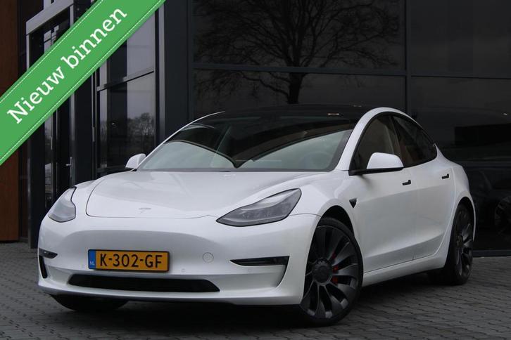 Tesla Model 3 Performance AWD 75kWh | Facelift!, Auto's, Tesla, Bedrijf, Te koop, Model 3, 4x4, ABS, Adaptive Cruise Control, Airbags