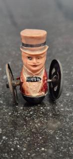 Vintage Celluloid Mannetje met Wieltjes, Antiek en Kunst, Antiek | Speelgoed, Ophalen of Verzenden