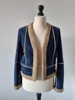 Suede lamsleren jasje Zadig & Voltaire M, Ophalen of Verzenden, Zo goed als nieuw, Blauw