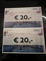 2 kortingsbonnen hotel giftcard, Kortingsbon, Overige typen