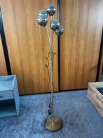 Goud vloerlamp met 5 glasbollen., Ophalen, Zo goed als nieuw, Glas, 150 tot 200 cm