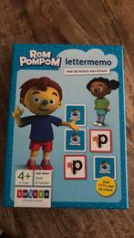 Rom pompom lettermemo 4+, Ophalen, Zo goed als nieuw