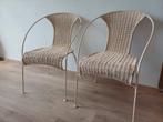 Mooi vormgegeven stoelen 2, Tuin en Terras, Gebruikt, Metaal, Ophalen