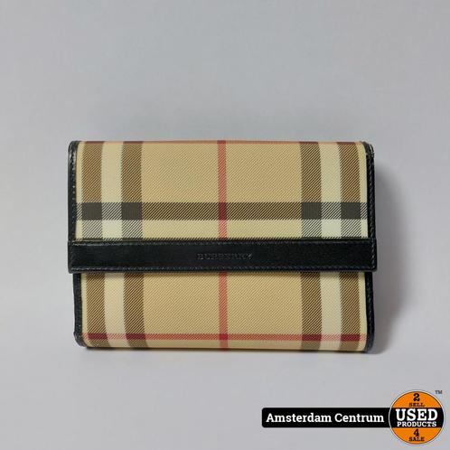 Burberry Nova Check Wallet - Excl. Bon, Sieraden, Tassen en Uiterlijk, Portemonnees, Gebruikt