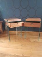 Design nachtkastjes van Helderr., Ophalen, Minder dan 45 cm, 55 tot 70 cm, Glas