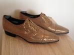 Pepe Milan herenschoenen 42 leder goud print apart, Kleding | Heren, Schoenen, Ophalen, Overige kleuren, Veterschoenen, Nieuw