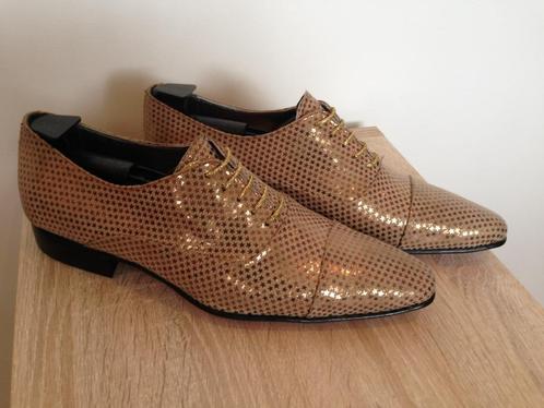Pepe Milan herenschoenen 42 leder goud print apart, Kleding | Heren, Schoenen, Nieuw, Veterschoenen, Overige kleuren, Ophalen