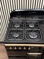 Luxe Falcon Classic Fornuis zwart/messing 3 ovens 90 cm, Witgoed en Apparatuur, Fornuizen, Fornello Esperta, Ophalen of Verzenden