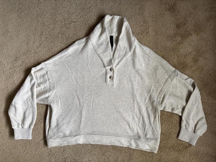 10DAYS Shawl Collar Sweater - Soft White Melee, Kleding | Dames, Truien en Vesten, Zo goed als nieuw, Verzenden