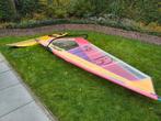 Gratis complete windsurf set, surfplank, mast, zeil, giek, Watersport en Boten, Ophalen, Gebruikt, Met vin(nen), Minder dan 5 m²