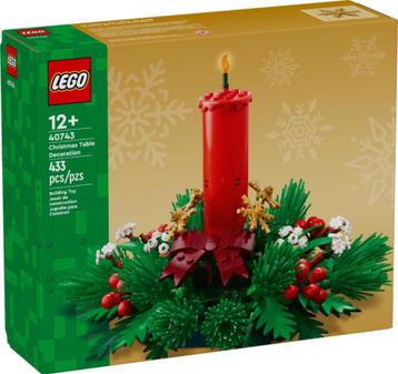 Lego Holiday and Event set 40743 Kersttafeldecoratie beschikbaar voor biedingen