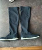 Donker blauwe stretch laarzen stof 38 sneaker laars Rapsardi, Hoge laarzen, Blauw, Ophalen of Verzenden, Zo goed als nieuw