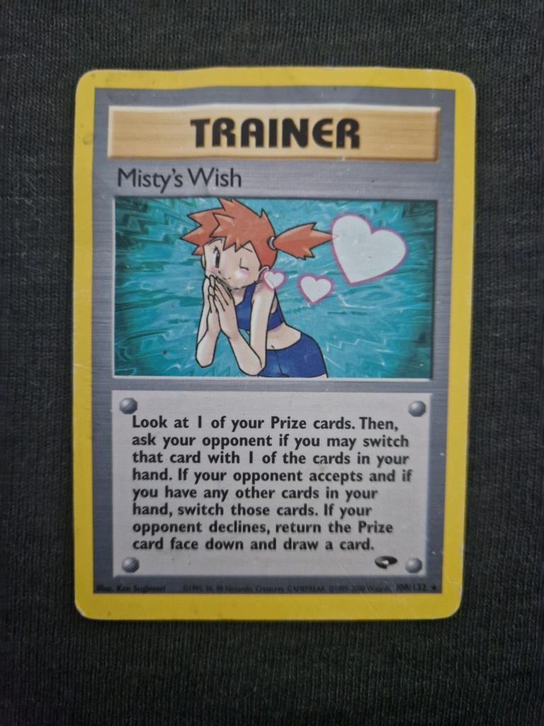 Misty's Wish #108/132 - Damaged, Ophalen of Verzenden, Gebruikt, Losse kaart