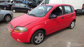 Chevrolet Kalos 2006 1.2i B12S1 Rood onderdelen beschikbaar voor biedingen