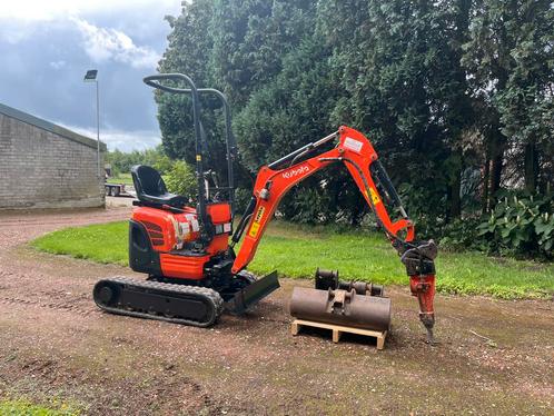 Kubota U10-3 Minigraver 2020 (Met sloophamer!), Zakelijke goederen, Machines en Bouw | Kranen en Graafmachines, Graafmachine, Ophalen