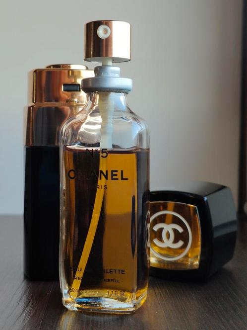 Chanel No 5 eau de toilette 50ml - Vintage 1980s, Sieraden, Tassen en Uiterlijk, Uiterlijk | Parfum, Gebruikt, Ophalen of Verzenden