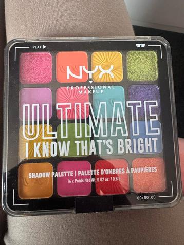 NYX Ultimate Shadow Palette - I Know That's Bright beschikbaar voor biedingen