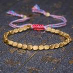 tibetaanse geluksarmband met koper kralen, Overige materialen, Overige kleuren, Nieuw, Ophalen of Verzenden