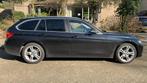 BMW 3-Serie 318D Touring AUT 2016 Zwart 190pk leer M-velgen, Automaat, 745 kg, Achterwielaandrijving, Zwart