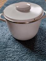 BK soeppan wit 25,5 cm breed, 19 cm hoog. Ook voor inductie., Overige materialen, Gebruikt, Inductieplaat, Overige typen