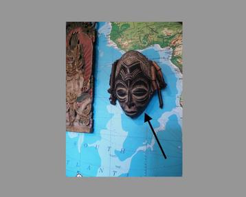 Chokwe masker Angola (251014-09) beschikbaar voor biedingen