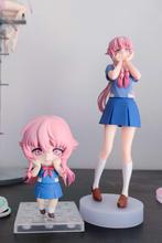 Mirai Nikki Yuno Gasai Nendoroid+Pop Up Parade anime figure, Ophalen of Verzenden, Zo goed als nieuw