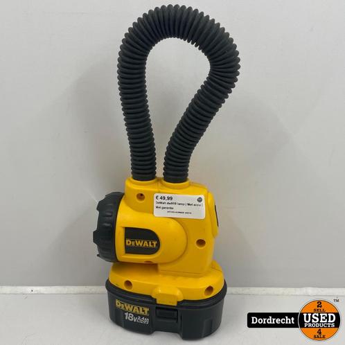 DeWalt dw919 lamp | Met accu | Met garantie, Doe-het-zelf en Verbouw, Bouwverlichting, Gebruikt, Lamp, Ophalen of Verzenden