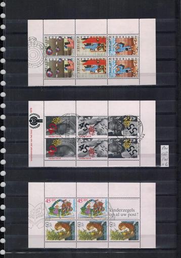 Nw-128 Nederland – 11 vel Kinderpostzegels, gratis porto