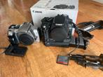 Canon EOS 300 & 350 met Battery Grip, Gebruikt, Spiegelreflex, Canon, Ophalen of Verzenden