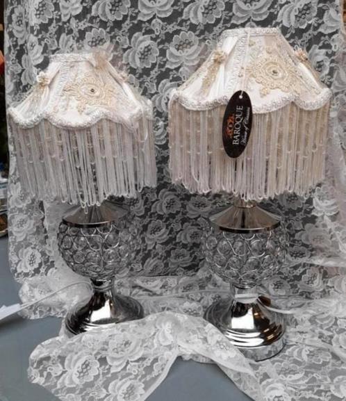 Set 2 barok lampen compleet of los te koop, Huis en Inrichting, Lampen | Tafellampen, Zo goed als nieuw, Ophalen of Verzenden
