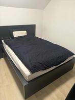 Ikea bed (MALM) + matress (Sabövik) - 140x200cm, Huis en Inrichting, Slaapkamer | Boxsprings, Ophalen of Verzenden, Zo goed als nieuw
