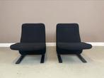 2 x Artifort Concorde F780 “Kwekkie” fauteuils Pierre Paulin, Ophalen, Zo goed als nieuw, Stof
