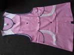 Retro vintage Keukenschort maat 46 ( MA FLODDER ), Ophalen, Zo goed als nieuw, Roze, Schort