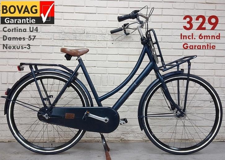Supermooie CORTINA U4 transportfiets Incl. 6mnd Garantie, Fietsen en Brommers, Fietsen | Dames | Damesfietsen, Zo goed als nieuw