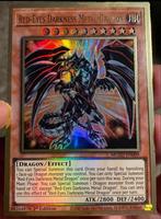 Yu-Gi-Oh! Red Eyes Darkness Metal Dragon MGED 1st Edition !, Hobby en Vrije tijd, Verzamelkaartspellen | Yu-gi-Oh!, Verzenden
