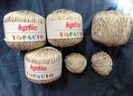 3.5 Bolletjes Katia Topacio beige lint brei garen, Hobby en Vrije tijd, Breien en Haken, Verzenden, Gebruikt, Breien, Wol of Garen