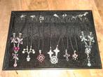Partij kettingen NIEUW. Incl. Luxe display., Sieraden, Tassen en Uiterlijk, Kettingen, Ophalen of Verzenden, Nieuw, Zilver, Overige materialen