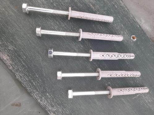 148 stuks houtdraaibouten met gesmeerde plug voor muren, Doe-het-zelf en Verbouw, IJzerwaren en Bevestigingsmiddelen, Nieuw, Schroeven