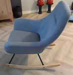 Schommelstoel, Huis en Inrichting, Stoelen, Ophalen, Blauw, Zo goed als nieuw, Eén