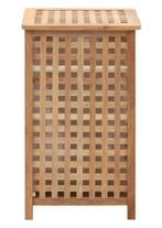 AANBIEDING | Wasmand waskorf walnotenhout binnenzak! GRTS BE, Verzenden, Nieuw