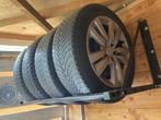 4 lichtmetalen velgen met winterbanden peugeot 308, Ophalen, Gebruikt, 16 inch, Banden en Velgen