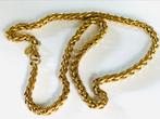 Korte vintage Monet vossenstaart vergulde ketting, Sieraden, Tassen en Uiterlijk, Kettingen, Ophalen of Verzenden, Gebruikt, Goud