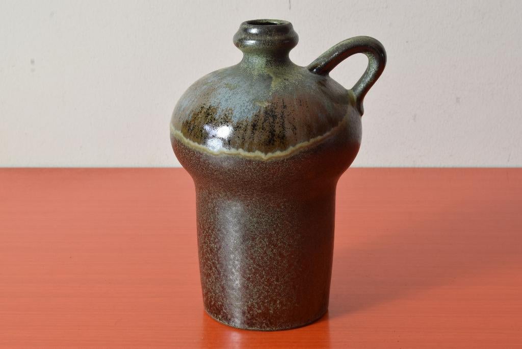 Retro vintage West-Germany fat lava vaas / oorvaas, Antiek en Kunst, Antiek | Vazen, Ophalen of Verzenden