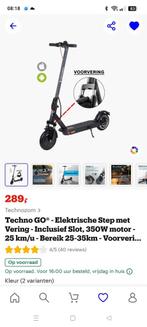 Techno GO Elektrische Step - Zo Goed Als Nieuw, Fietsen en Brommers, Steps, Ophalen of Verzenden, Zo goed als nieuw, Elektrische step (E-scooter)