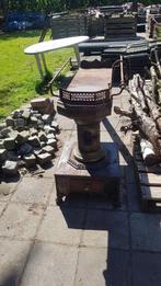 hele oude plattebuis kachel, Ophalen, Gebruikt, Hout, Houtkachel