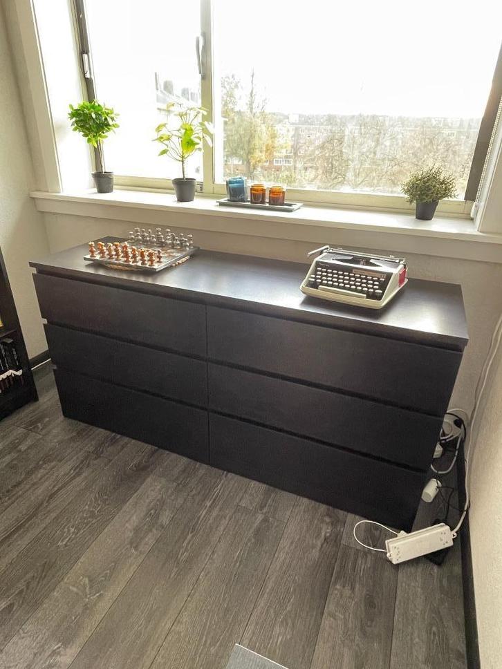 IKEA MALM 6-Drawer Chest, Huis en Inrichting, Kasten | Ladekasten, Zo goed als nieuw, Minder dan 100 cm, 50 tot 100 cm, 25 tot 50 cm